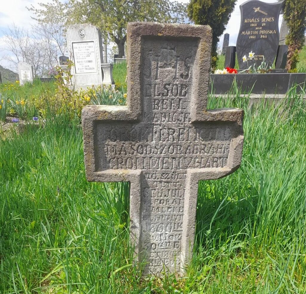 A Török család síremléke, kadicsfalvi temető