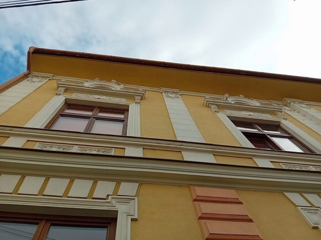 A Friedmann-ház homlokzata a Malom utcában